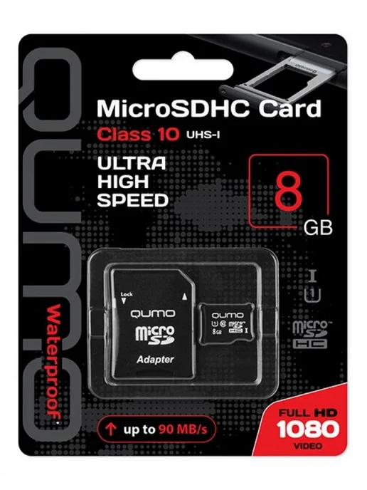 MicroSDHC 8GB lass 10 UHSI